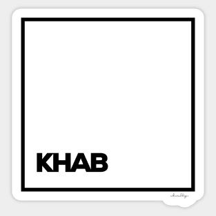 KHAB Sticker